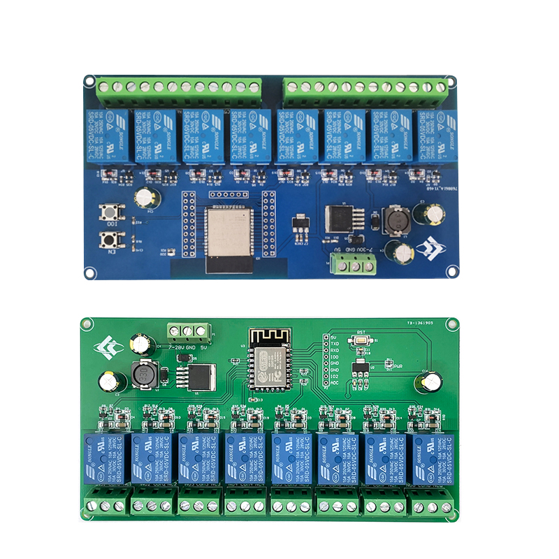 Relay Module 5V - ESP8266 / ESP32 WIFI 8-канальный релейный