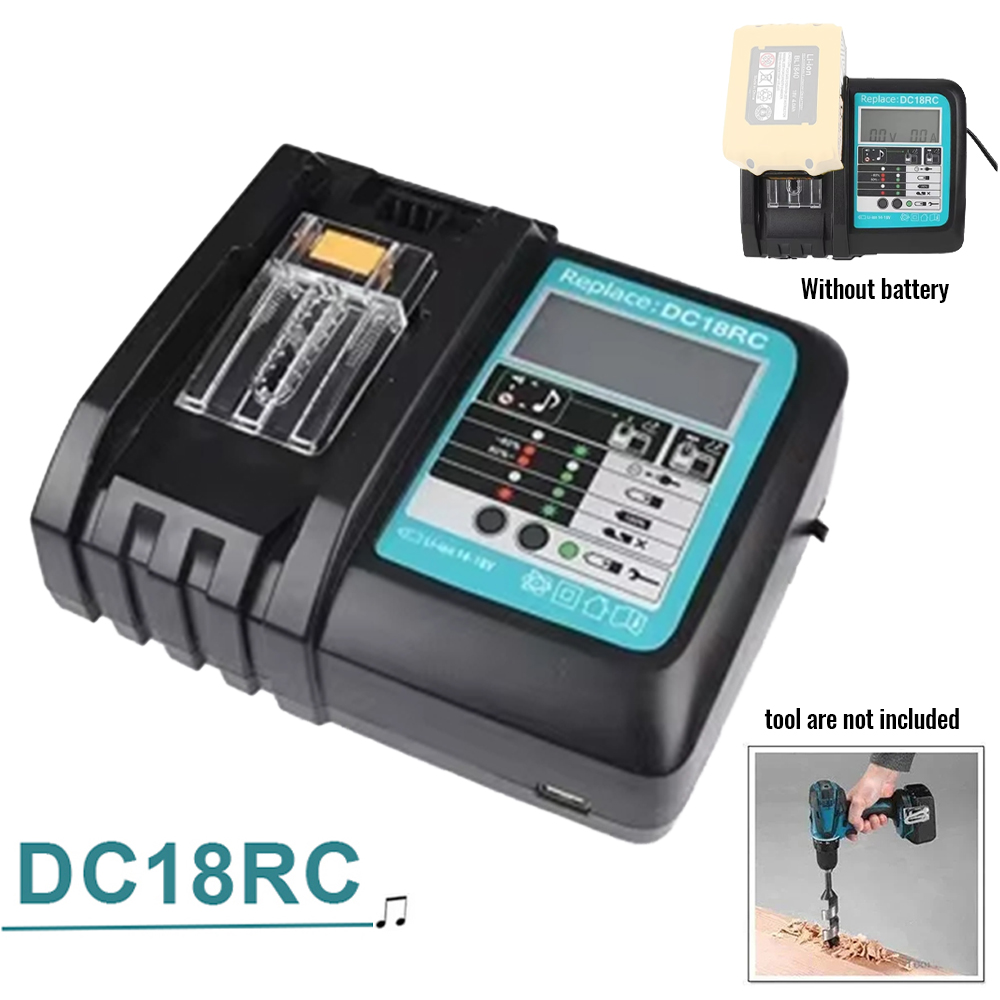 Makita Drill Hp1640 - Зарядное устройство DC18RC Li-ion 3A для