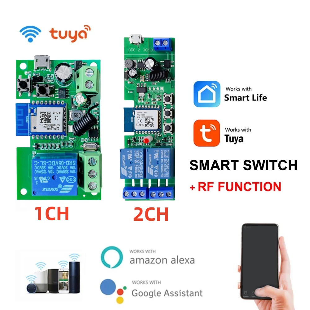 Relay Module 5V - Умный переключатель Alexa Tuya Smart Home