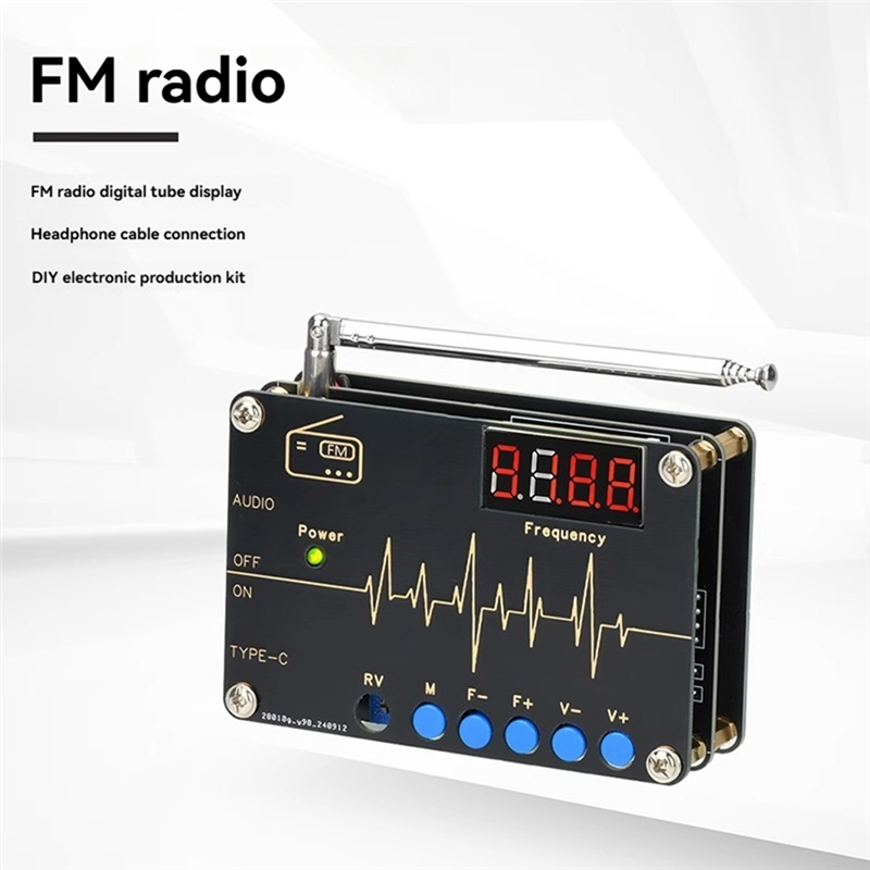 Diy Electronics Soldering Kit - A73E-RDA5807M FM-радио DIY комплект 87-108 МГц