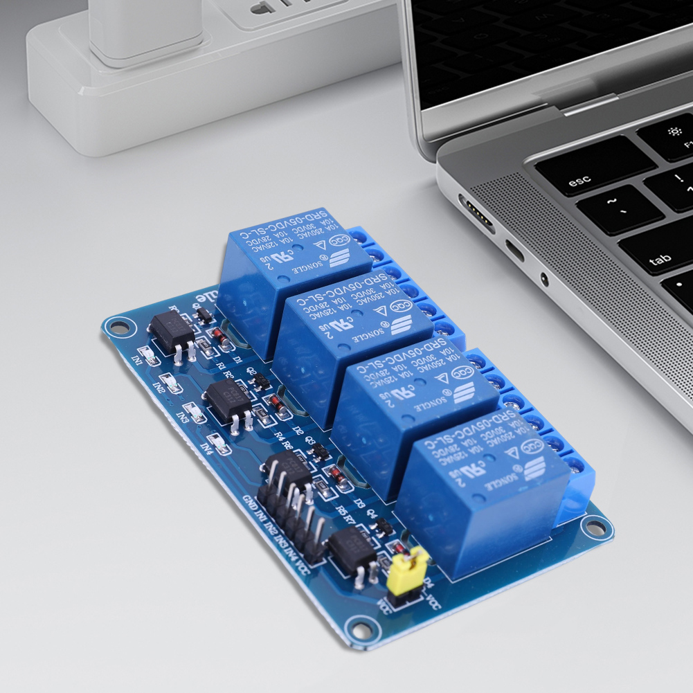 5В 12В 4-канальная релейная пл – обзор и цена Relay Module 5V