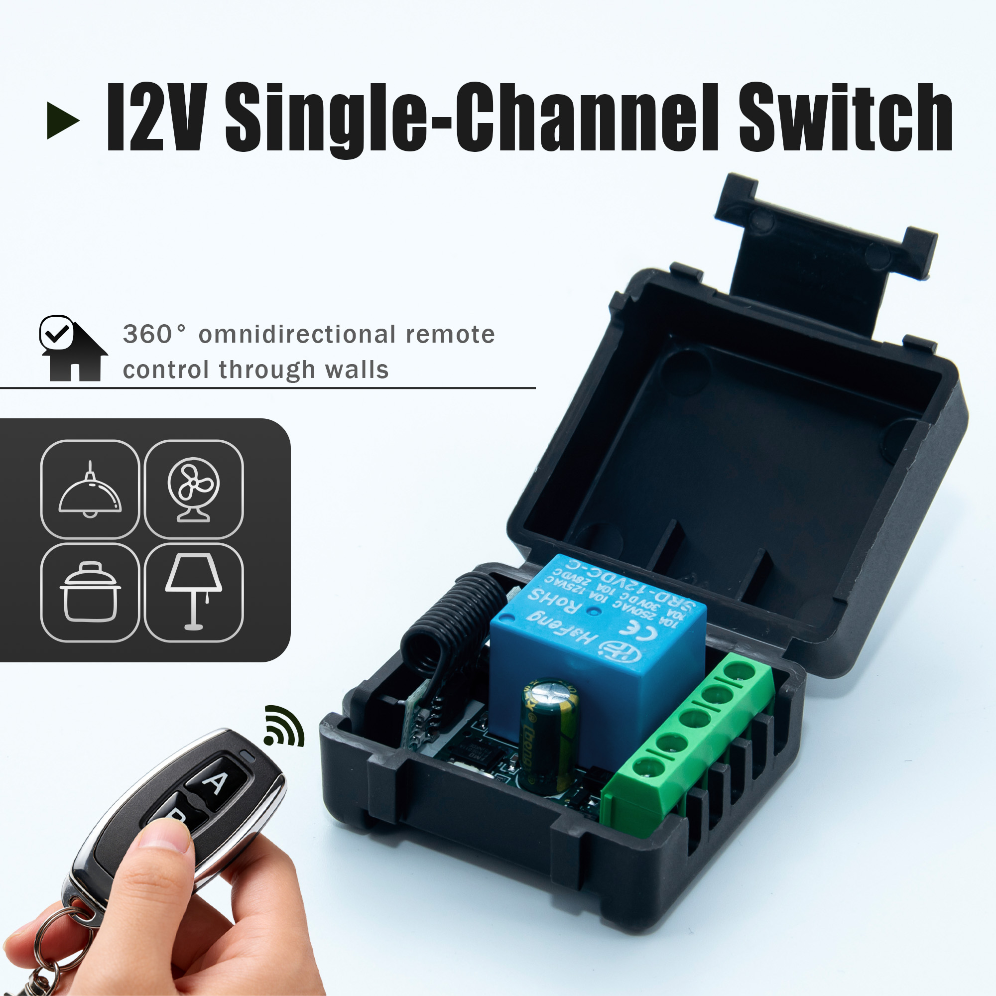 Беспроводной выключатель с дис – обзор и цена Relay Module 5V