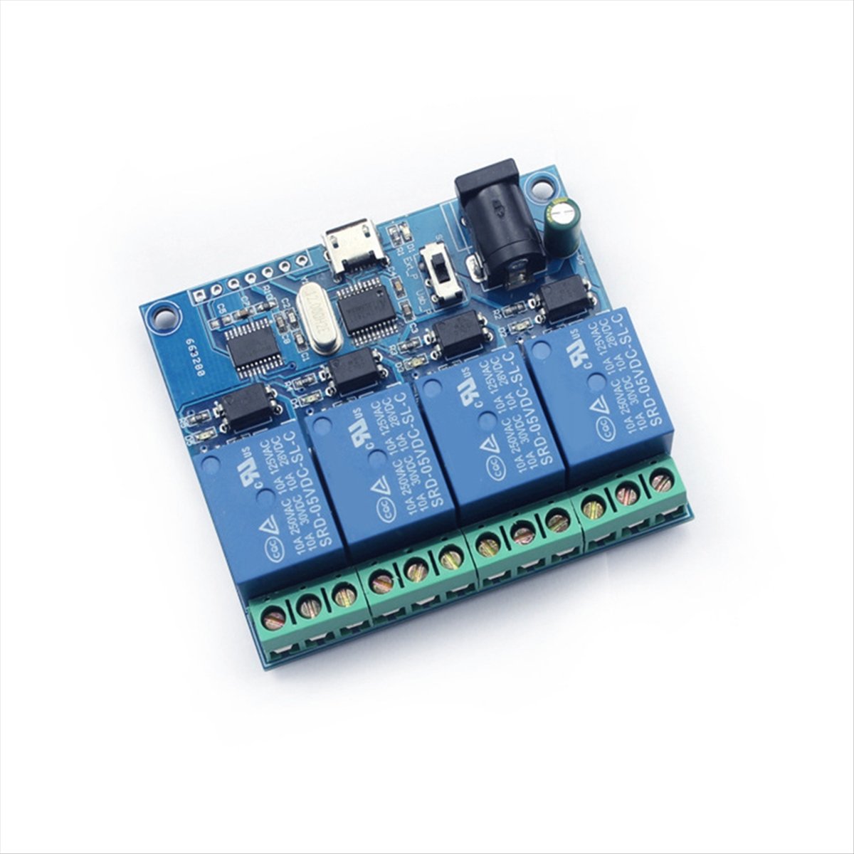 AT42 4-канальный USB-модуль ре – обзор и цена Relay Module 5V