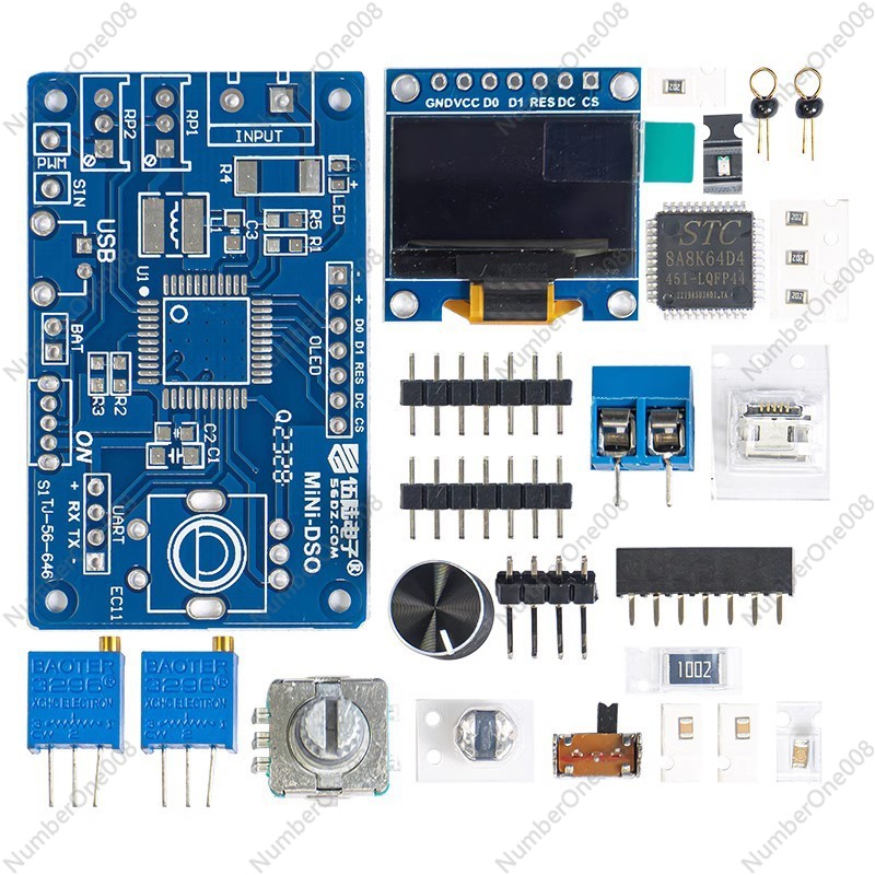 Мини-осциллограф TJ-56-646 DIY – обзор и цена Oscilloscope Dso Mini