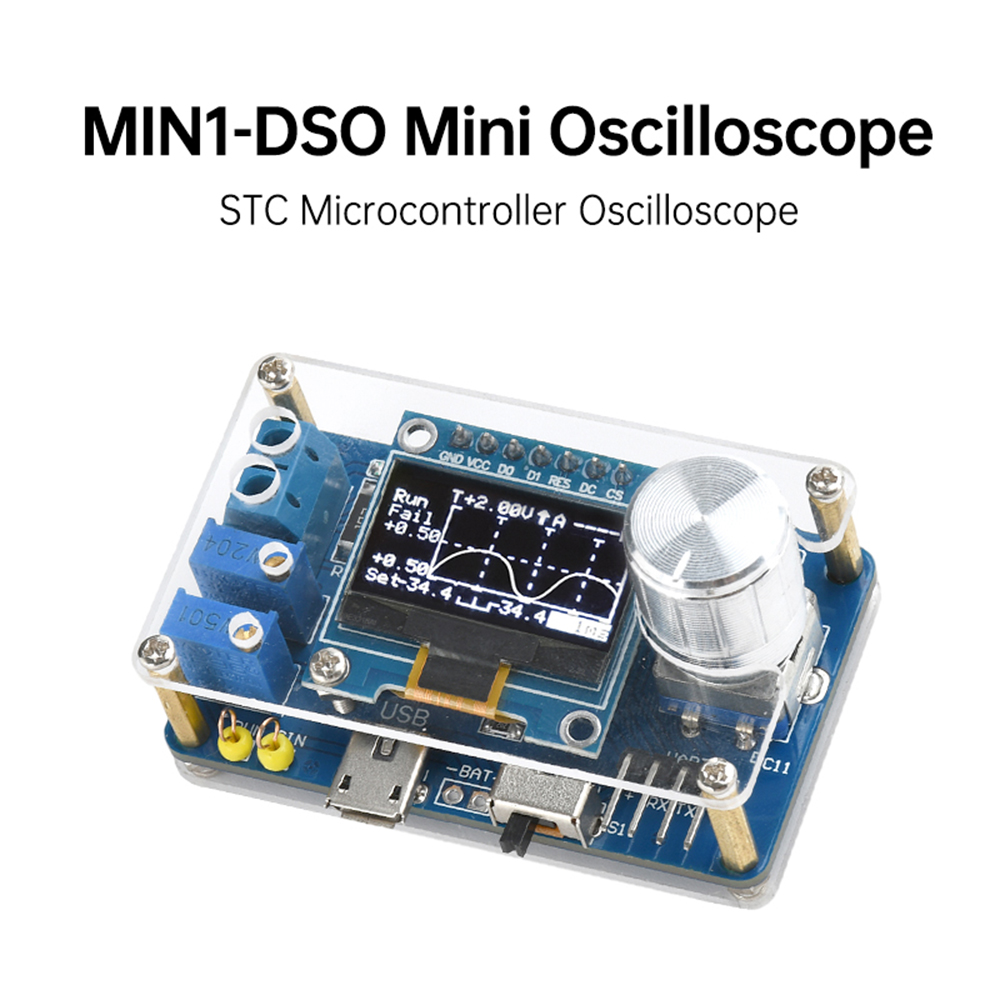 DIY мини-цифровой осциллограф  – обзор и цена Oscilloscope Dso Mini