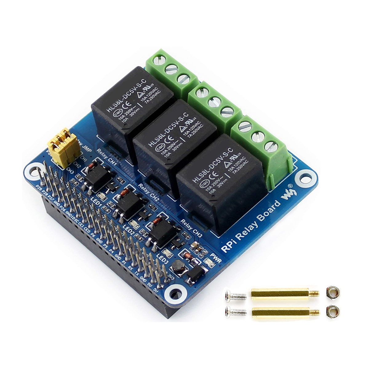 Модуль расширения Waveshare 5V – обзор и цена Relay Module 5V
