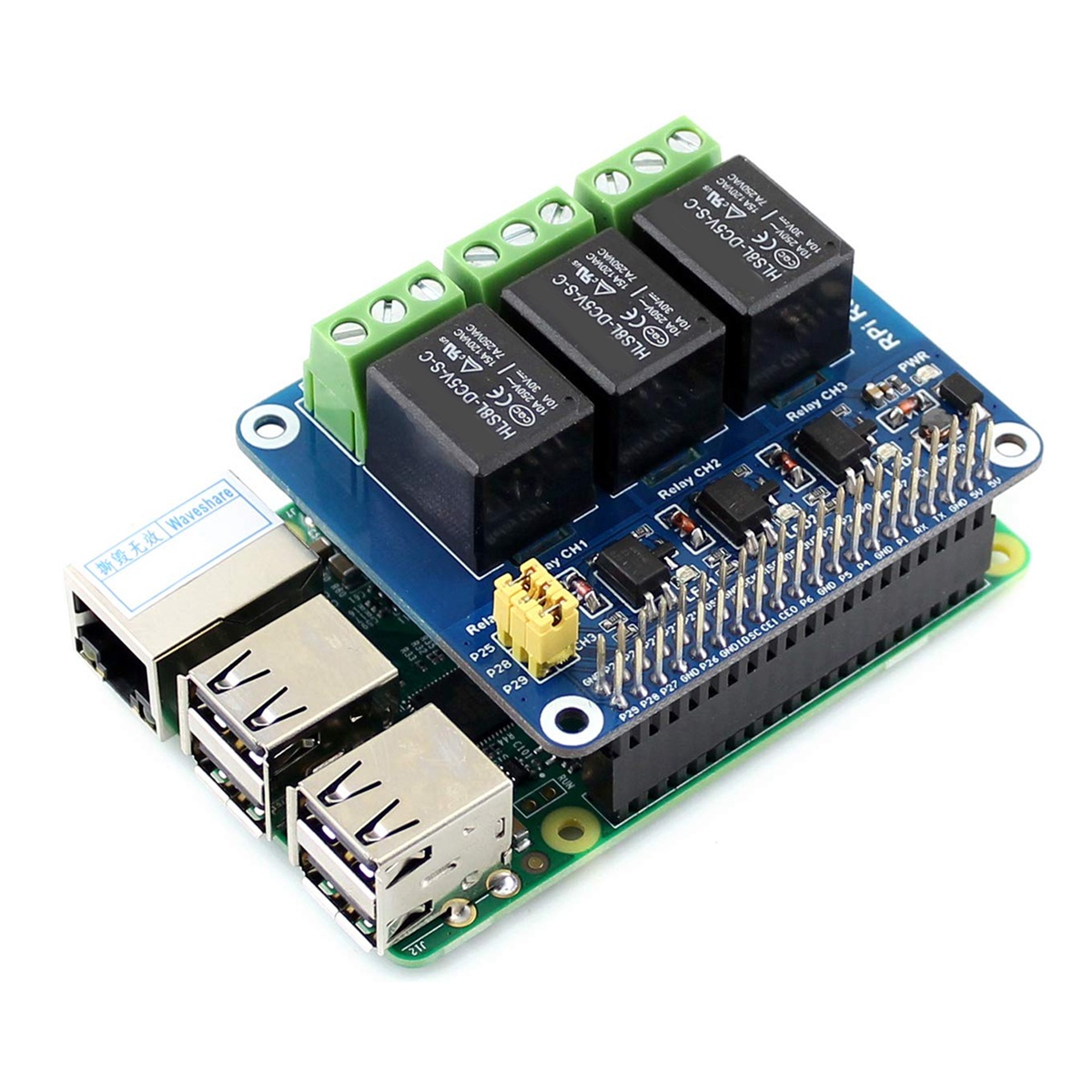 Модуль расширения Waveshare 5V – обзор и цена Relay Module 5V