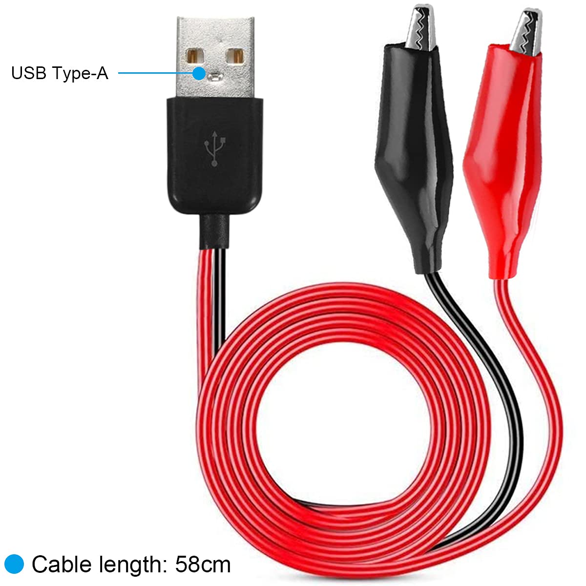 Зажим «крокодил» к USB, зажимы – обзор и цена Crocodile Clip Set