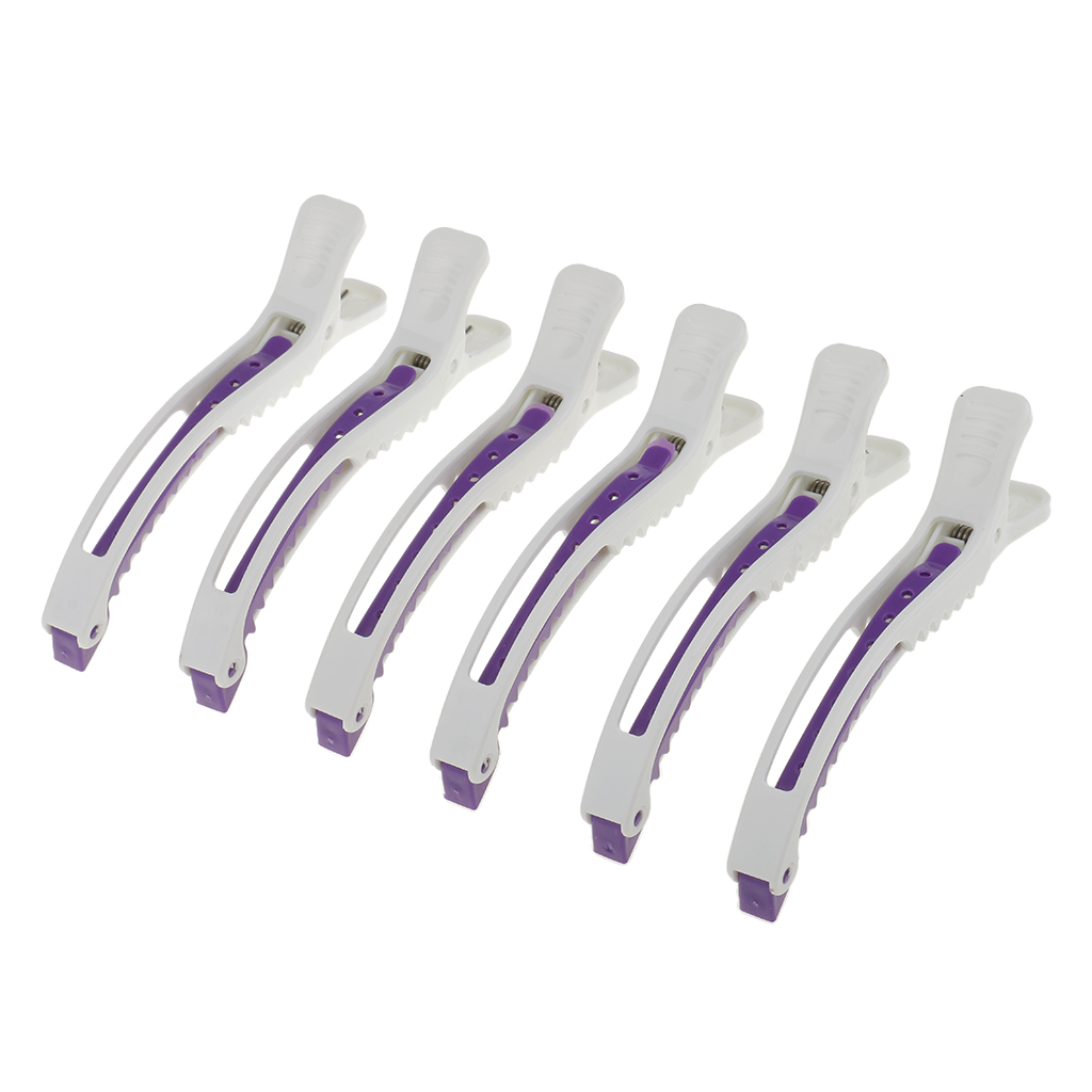 6 шт. Профессиональный парикма – обзор и цена Crocodile Clip Set