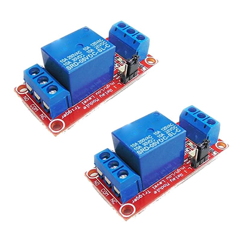 Набор из 2-х релейных модулей  – обзор и цена Relay Module 5V
