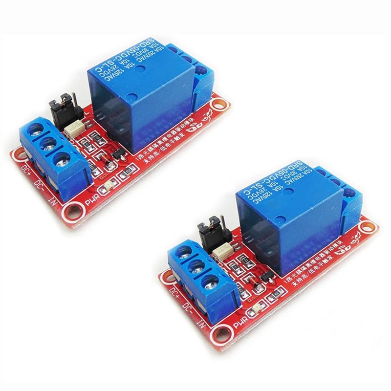 Набор из 2-х релейных модулей  – обзор и цена Relay Module 5V